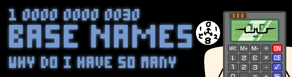A Big Amount of Base Names