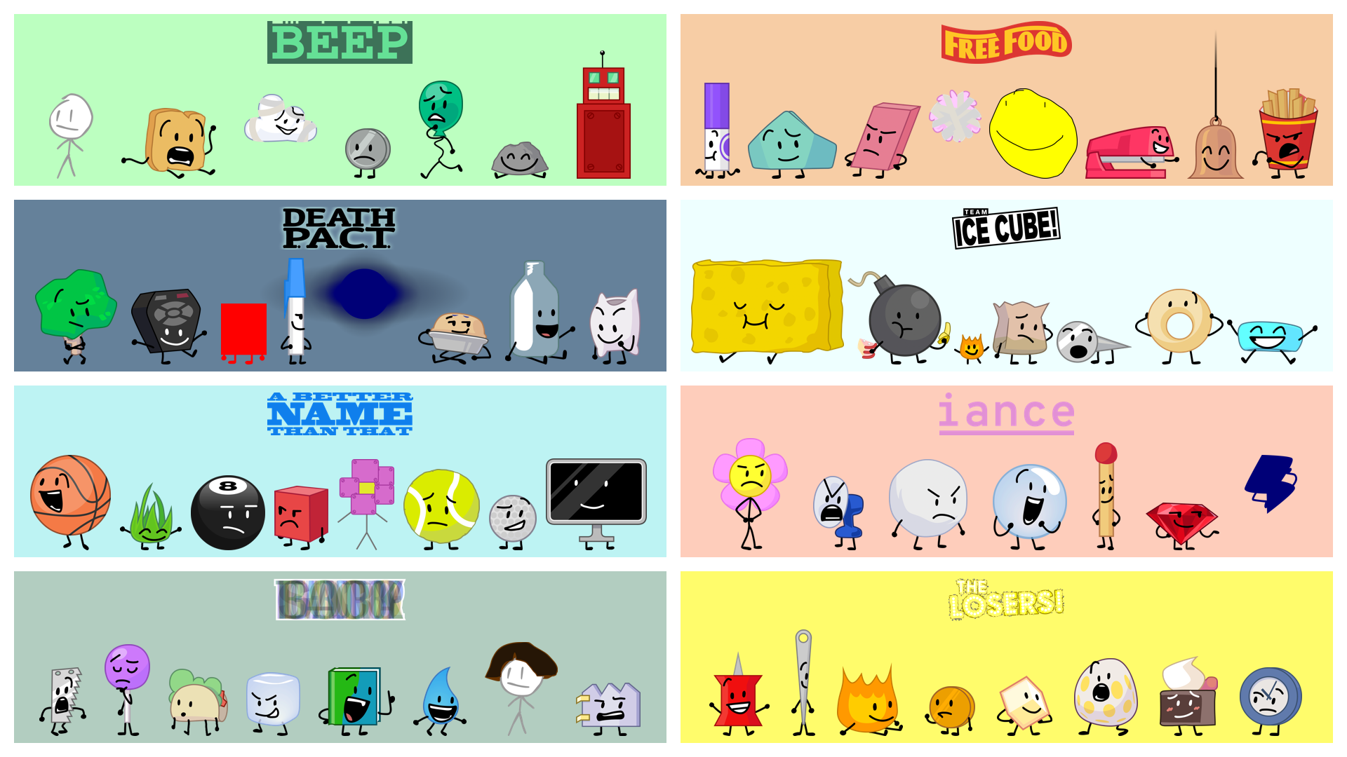 The 60 BFB contestants remaining after BFB 4.