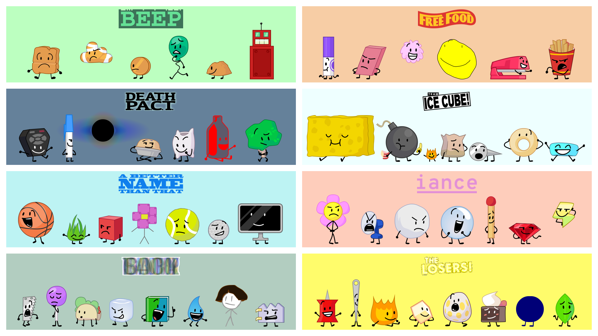 The 54 BFB contestants remaining after BFB 11.