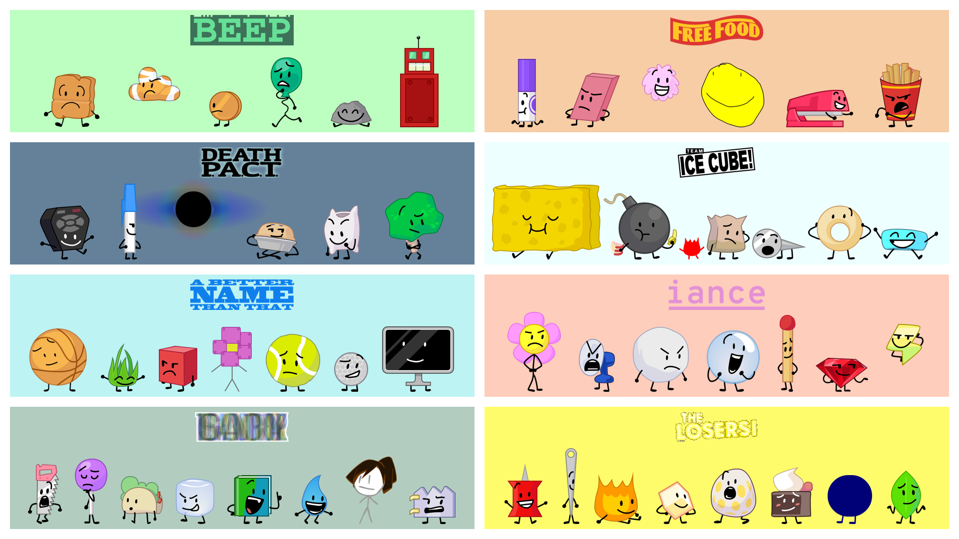 The 53 BFB contestants remaining after BFB 12.