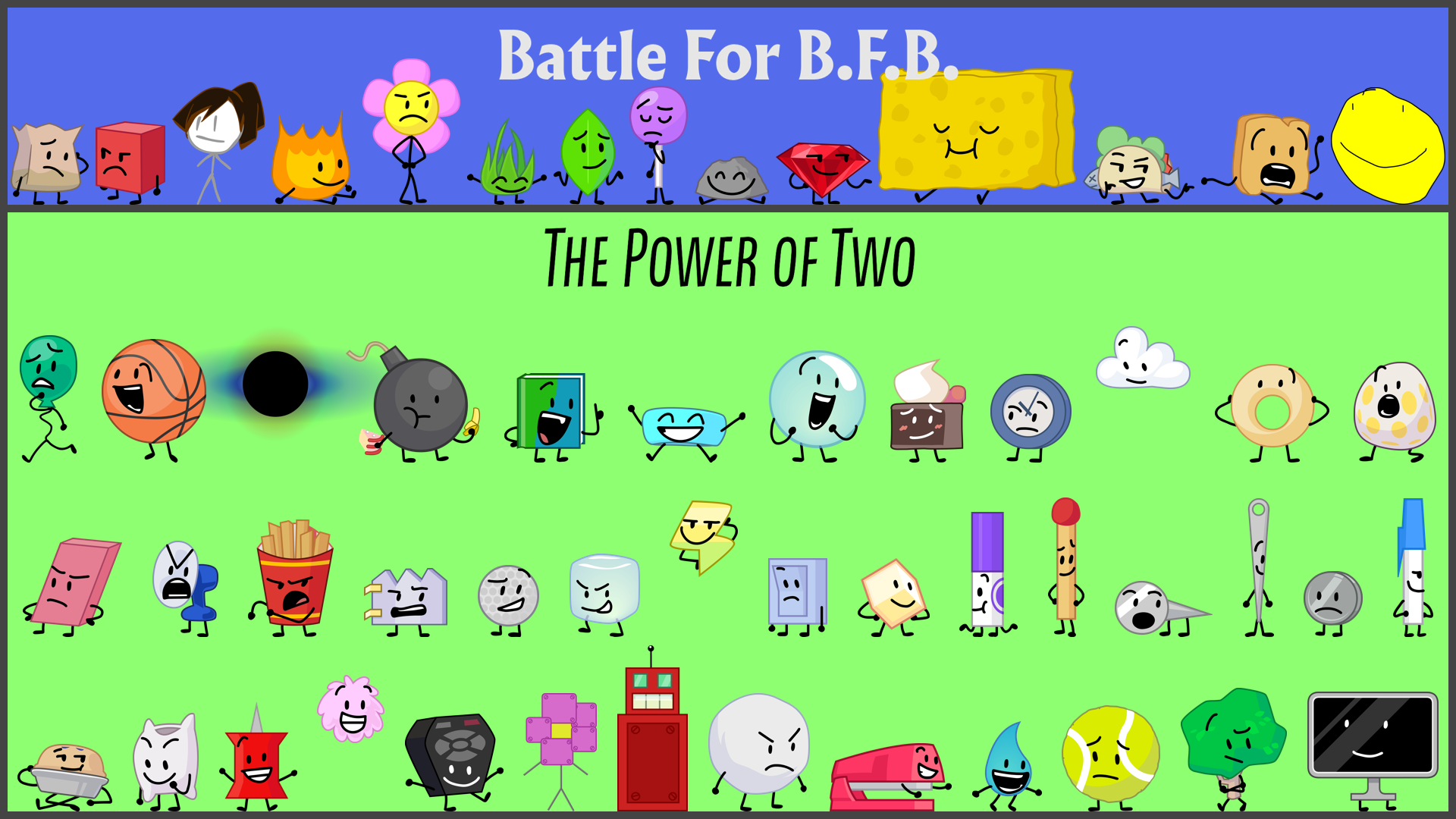 The 14 BFB contestants and 40 TPOT contestants remaining after BFB 16.